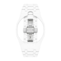 Bracelet en ceramique - Huit Blanc