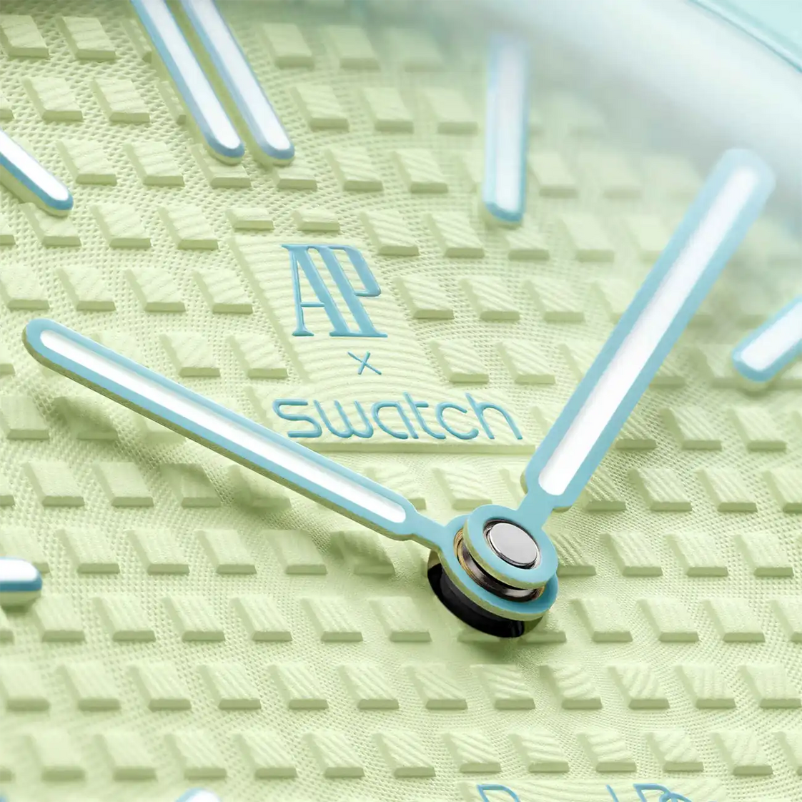 Swatch Audemars Piguet Royal Pop Collection Pocket Watch Blaue Acht