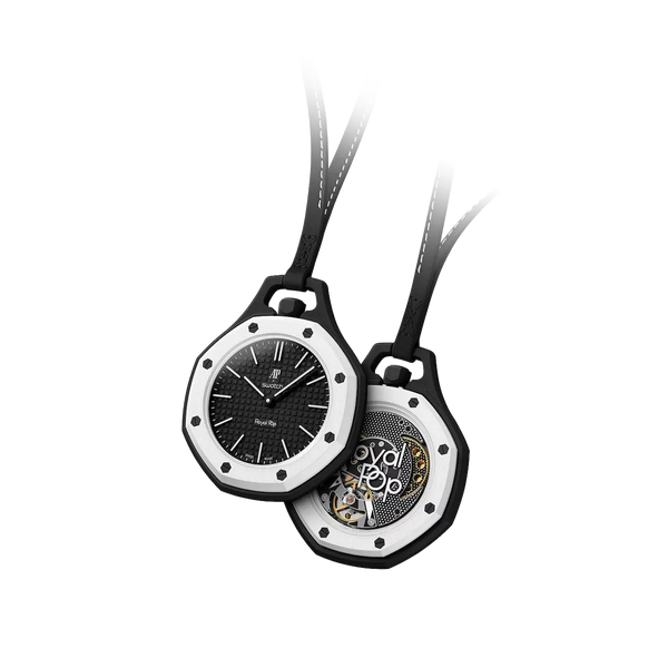 Swatch Audemars Piguet Royal Pop Collection Pocket Watch Ocho Negro